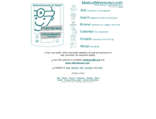 Tablet Screenshot of medicalmnemonics.com